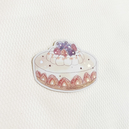 Berry Cake Vinyl Sticker