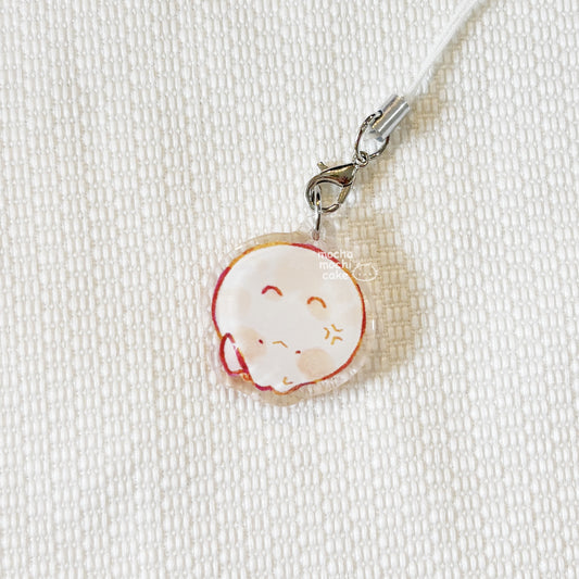 Big Head Knife Kitty Phone Charm