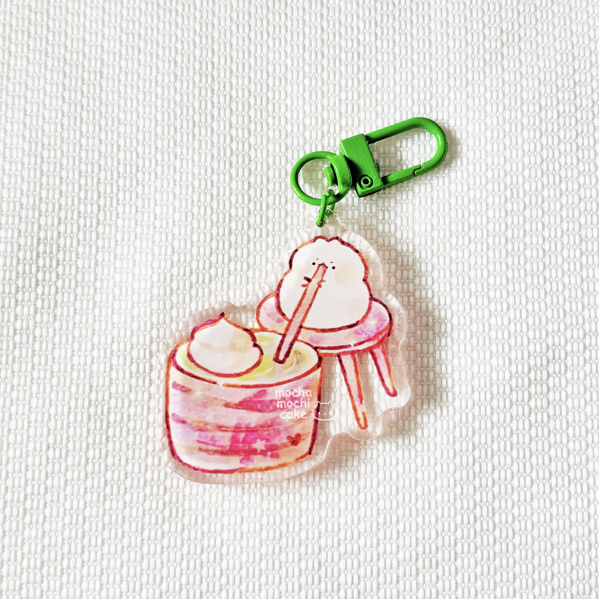 Matcha Keychain Big Matcha Acrylic Keychain – mochamochicake