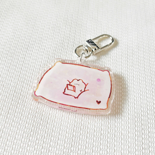 Big Pillow Acrylic Keychain