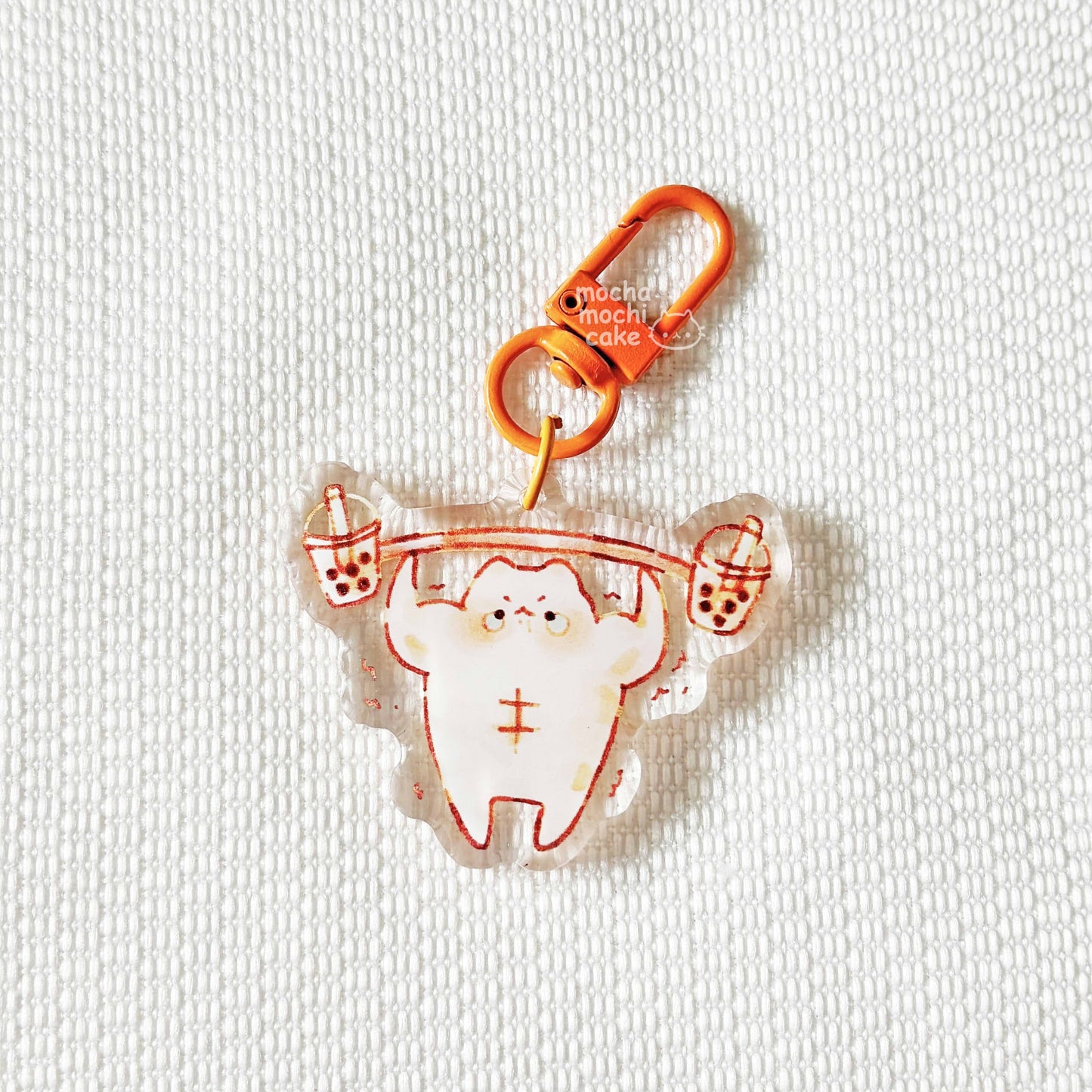 Boba Weights Acrylic Keychain