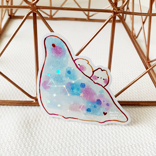 Dreamy Dino Bunnies Vinyl Sticker