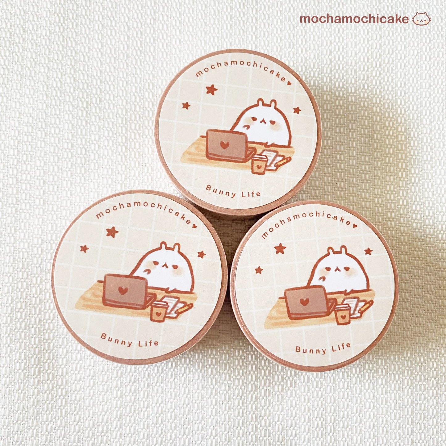 Relatable Working Bunny Life Washi Tape