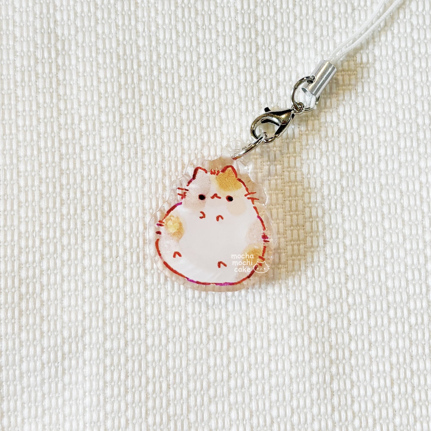 Calico Kitty Phone Charm