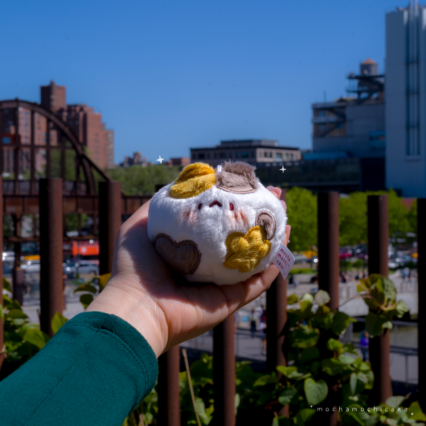 Calico Kitty Plush Keychain