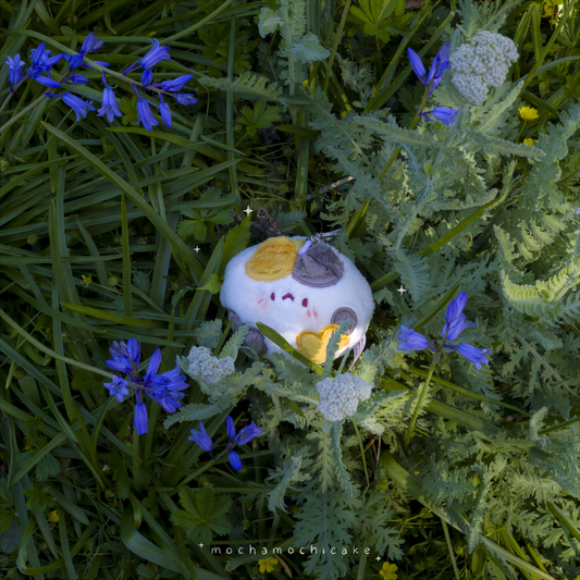 Calico Kitty Plush Keychain