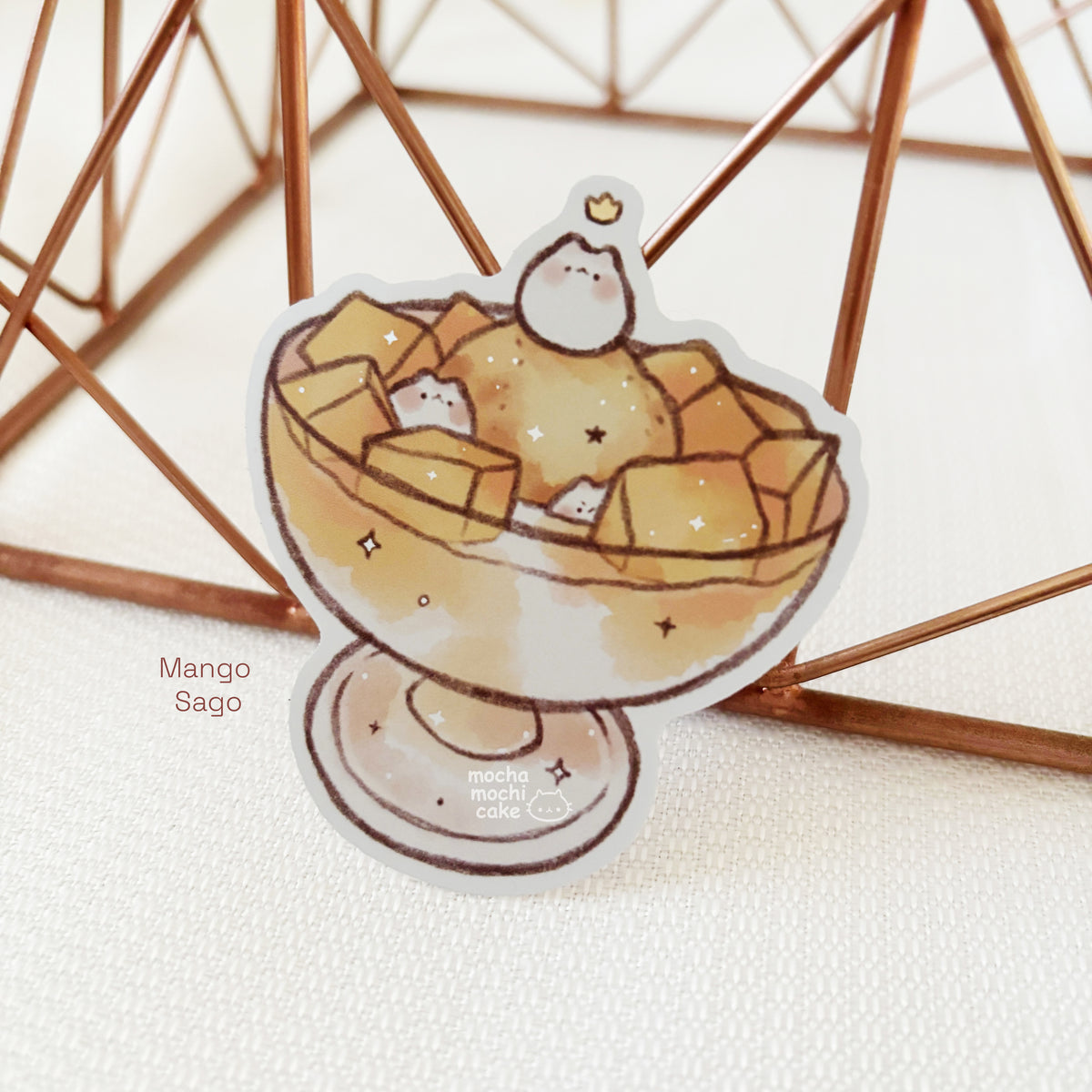 Little Cat Desserts Vinyl Stickers