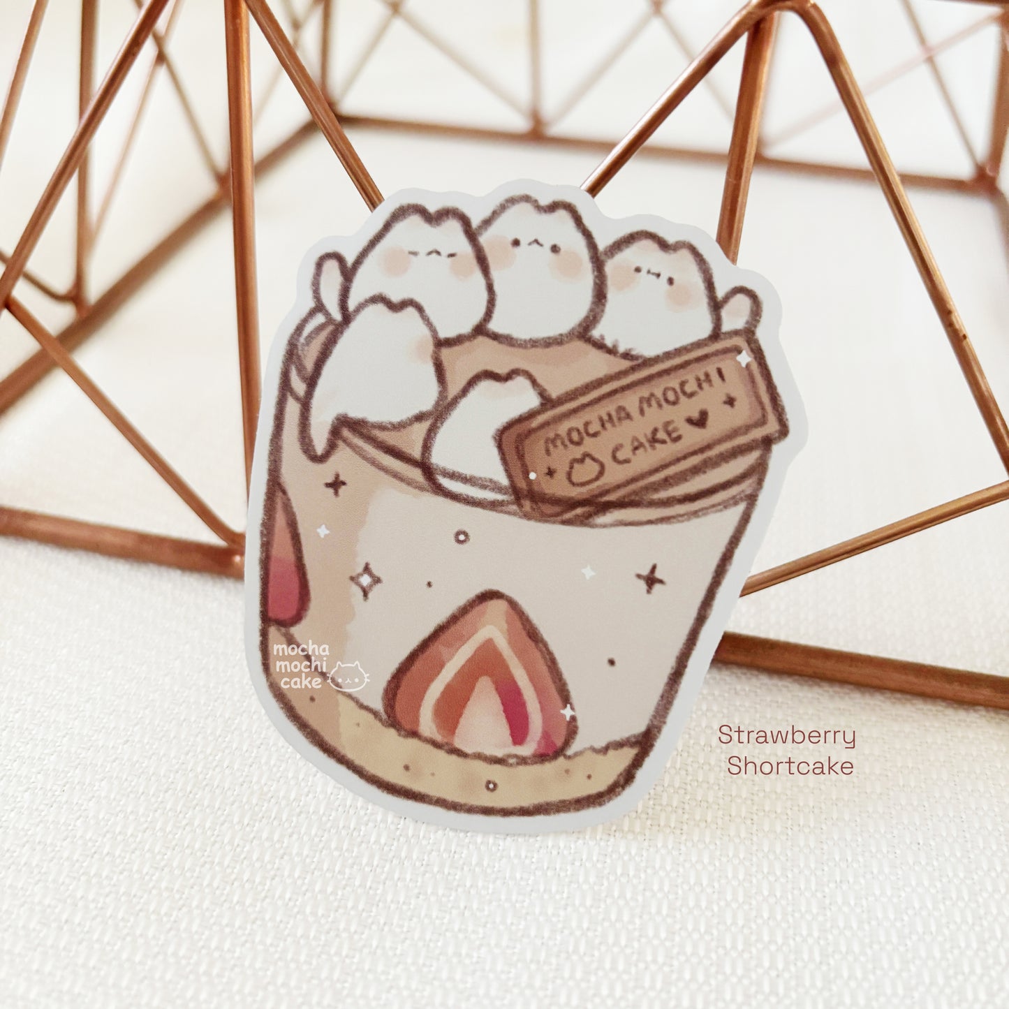 Little Cat Desserts Vinyl Stickers