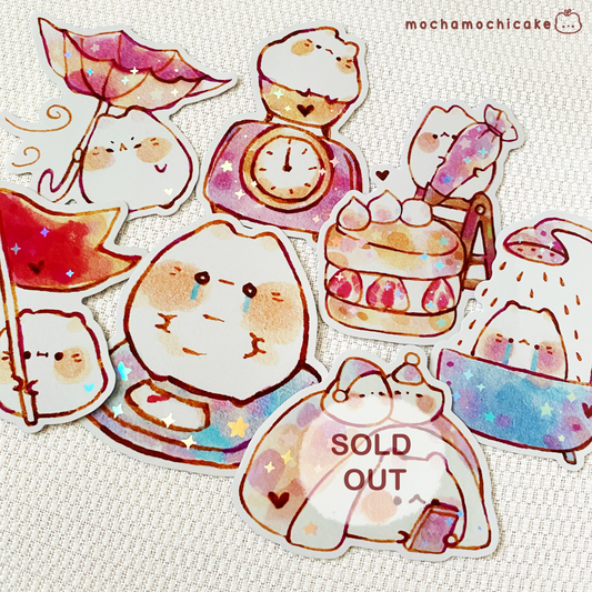 Chonky Cats Vinyl Stickers