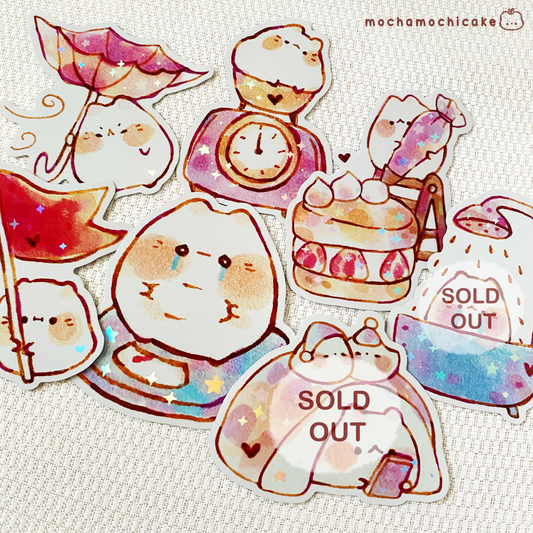 Chonky Cats Vinyl Stickers