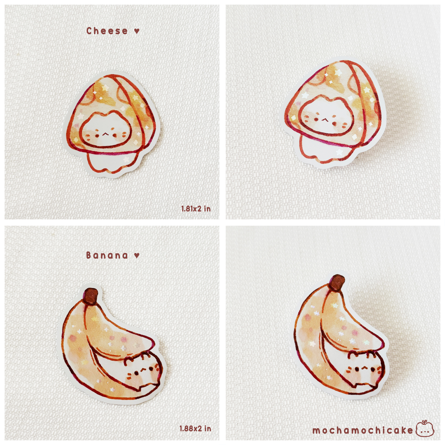 Cute Chonky Animals 9 Vinyl Stickers