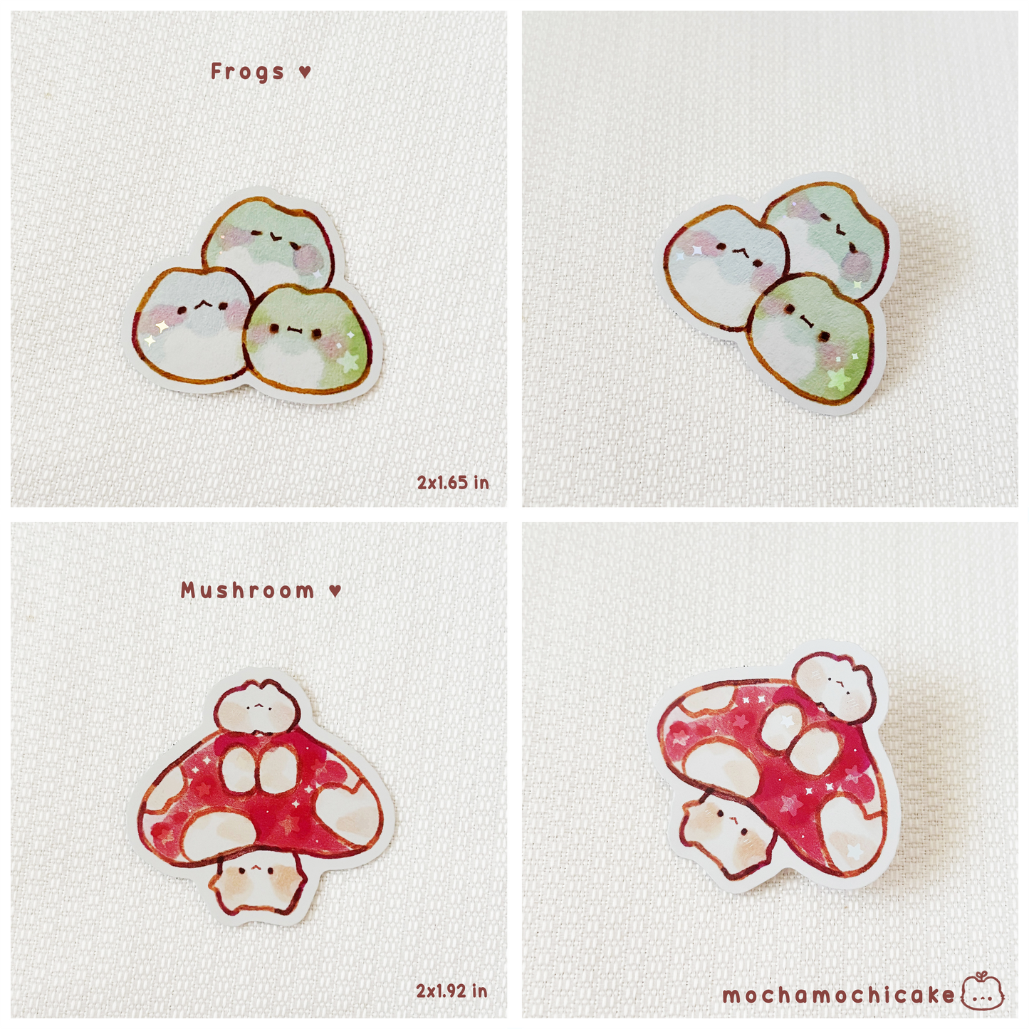 Cute Chonky Animals 9 Vinyl Stickers