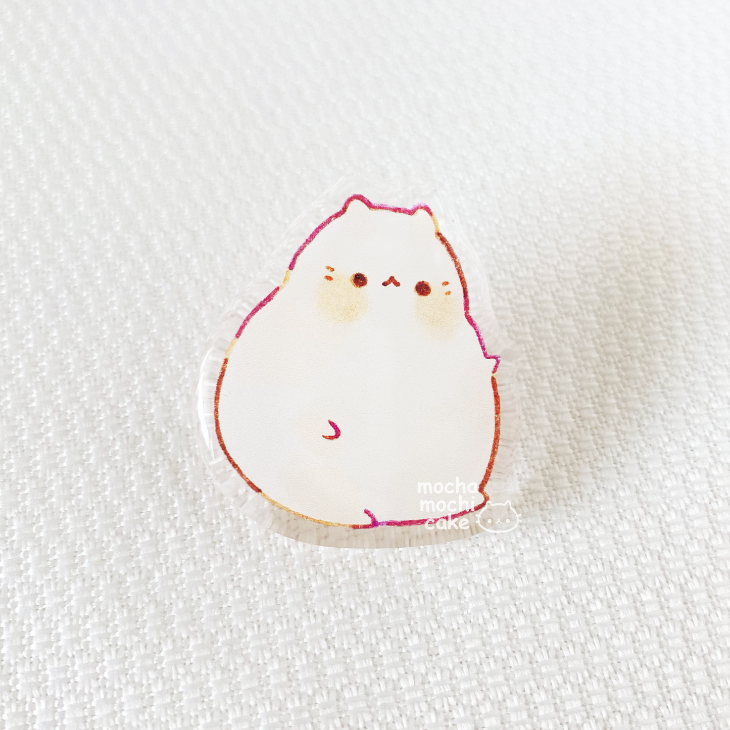 Chonky Kitty Acrylic Pin