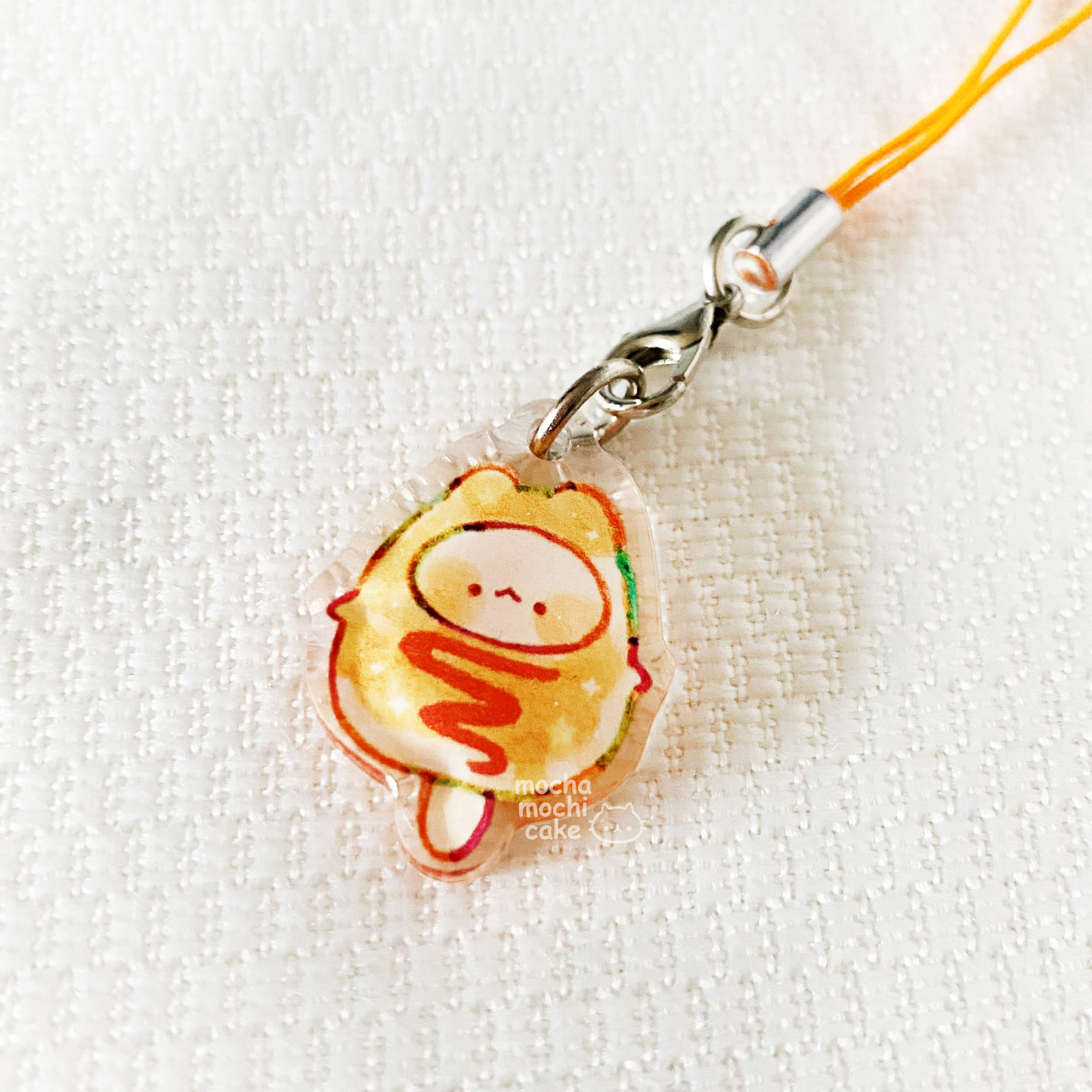 Corn Dog Phone Charm