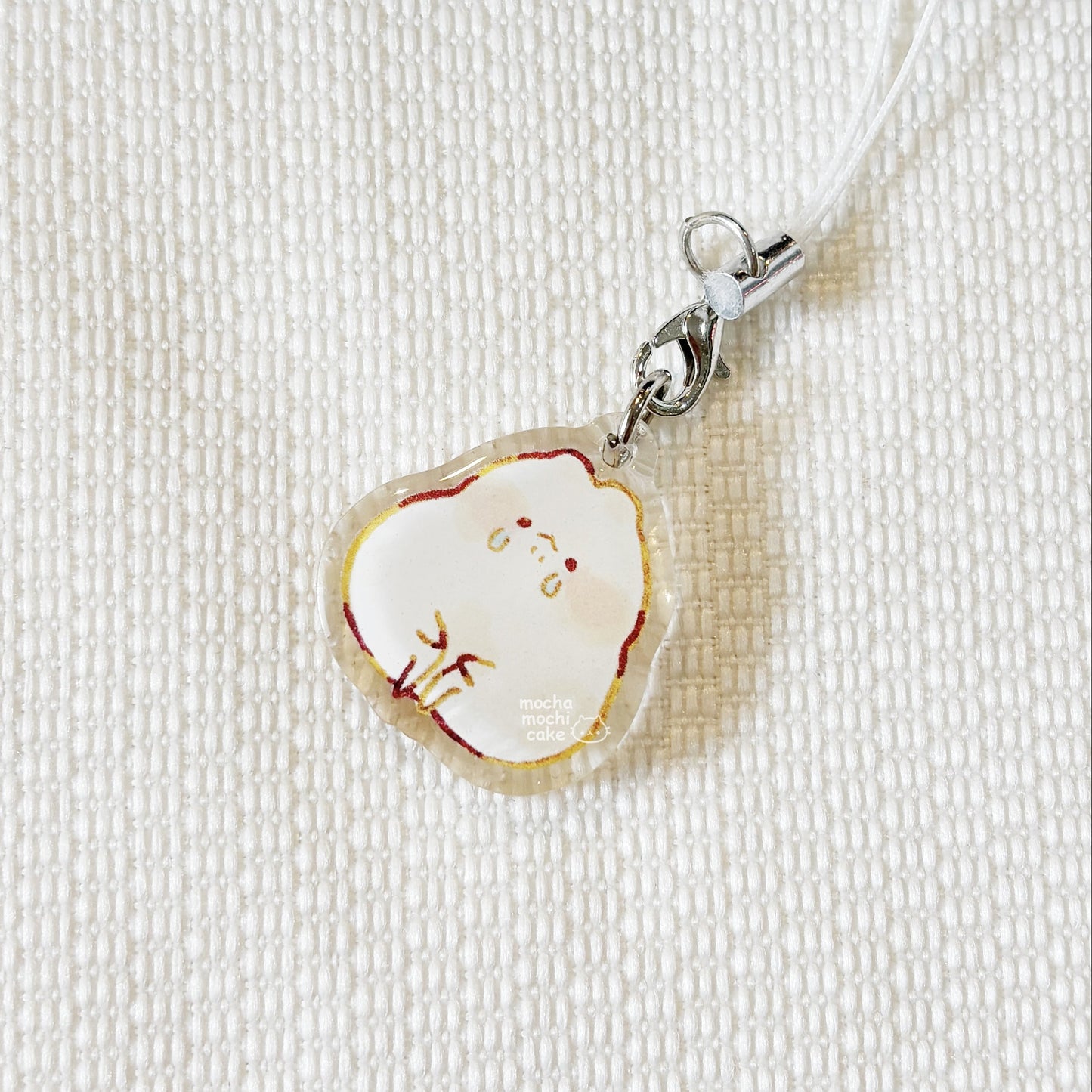 Crying Kitty Phone Charm