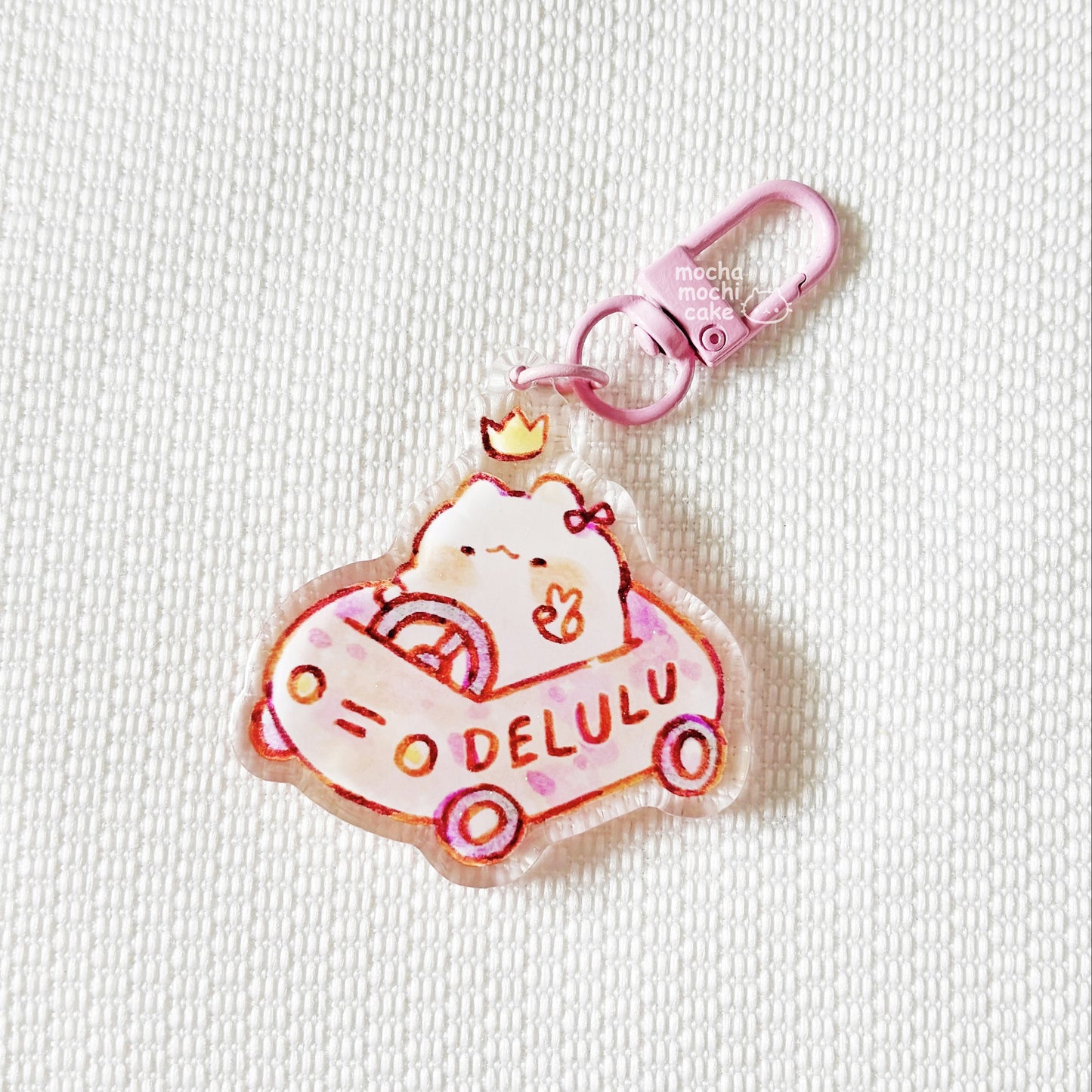 Delulu Acrylic Keychain