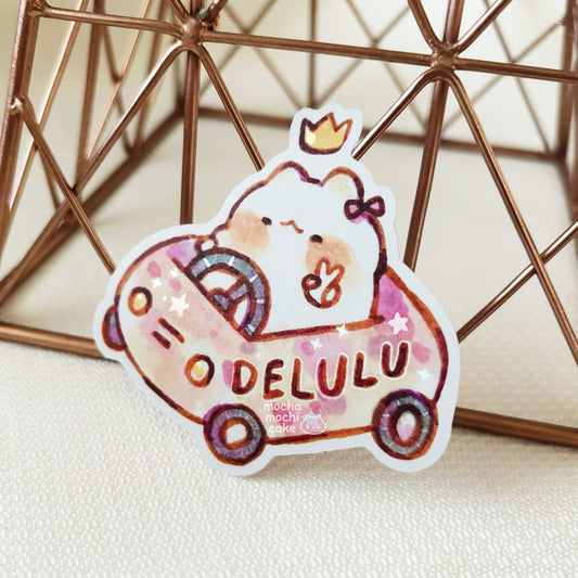 Delulu Vinyl Sticker