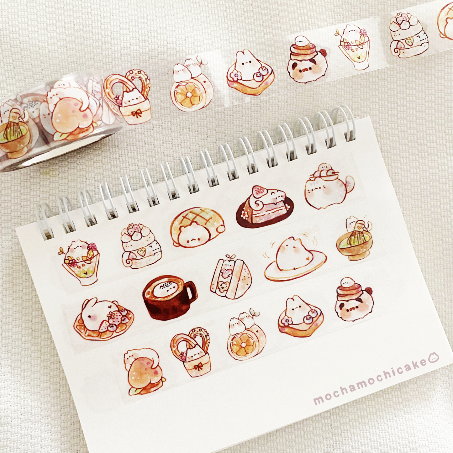 Desserts Clear PET Transparent Washi Tape