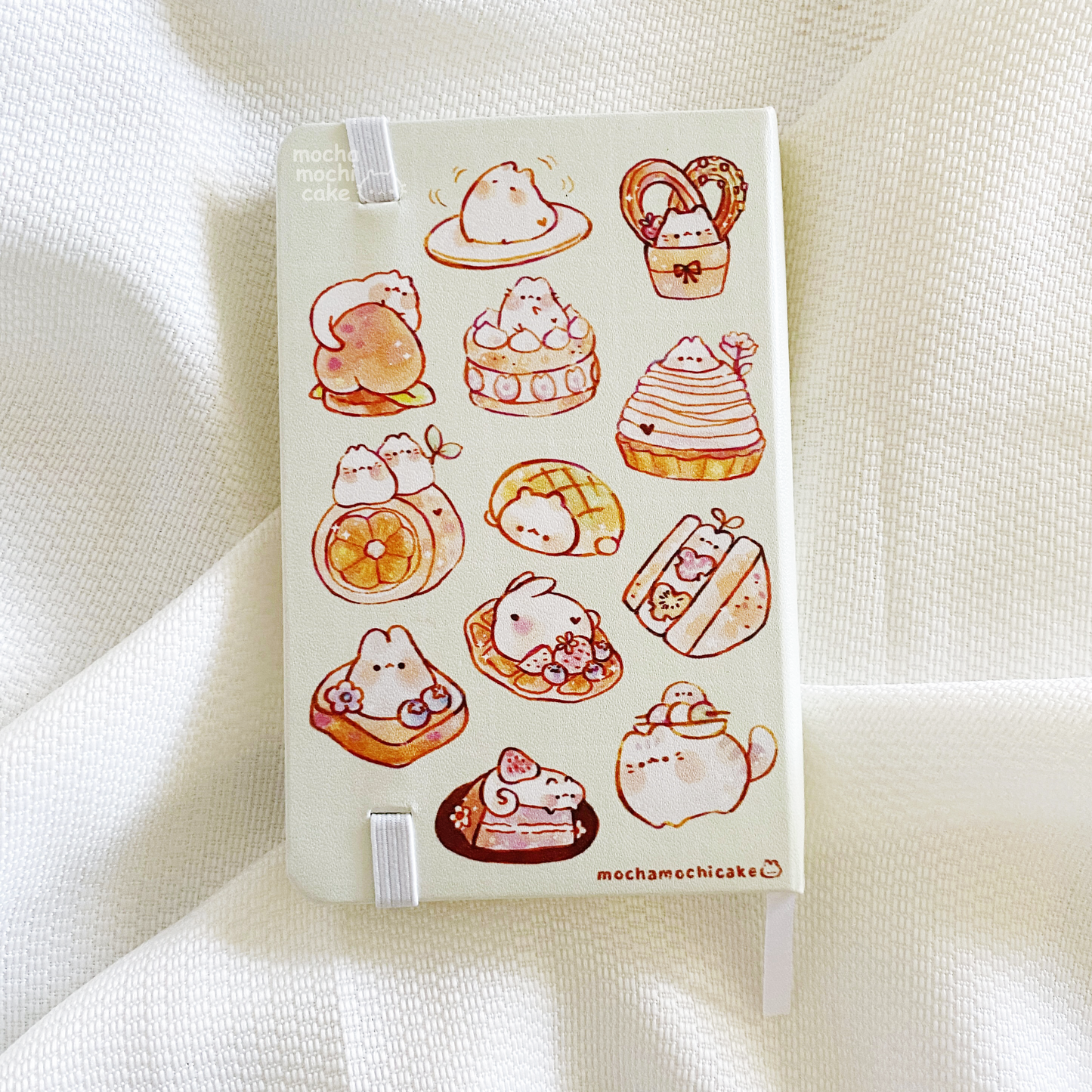 Dessert Animals Mini Leatherette Notebook