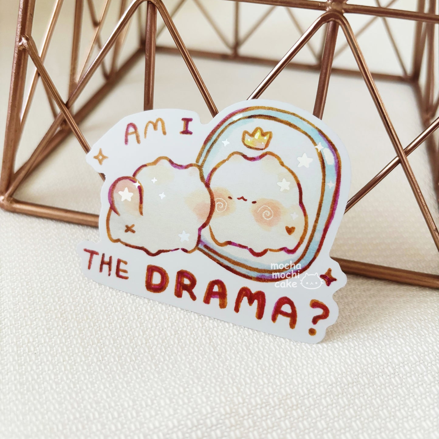 Am I The Drama Vinyl Sticker