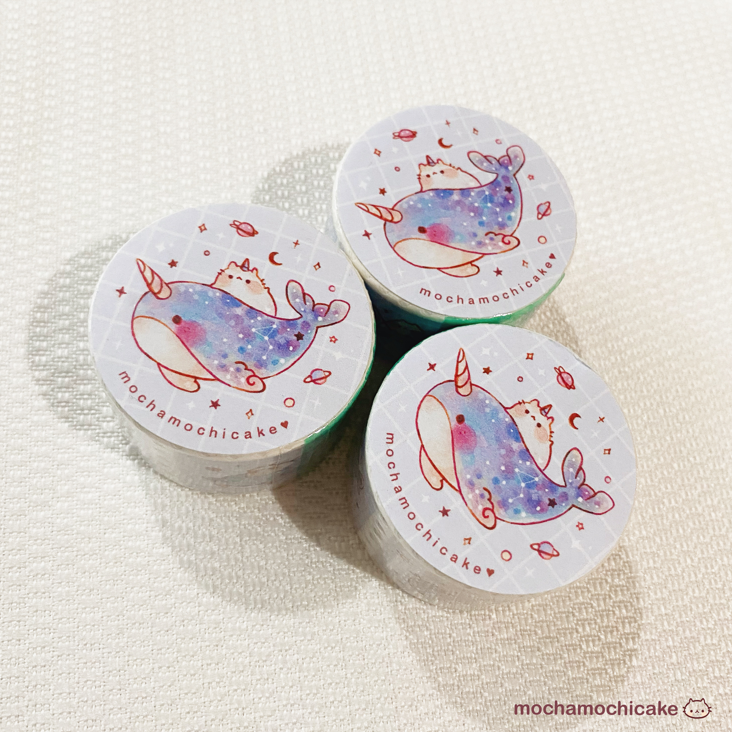 Dreamy Galaxy Sea Marine Animals Stamp Washi Tape