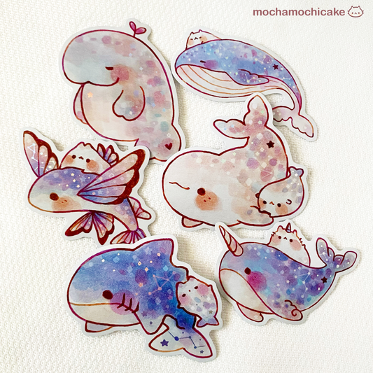 Dreamy Space Creatures 3 Vinyl Stickers