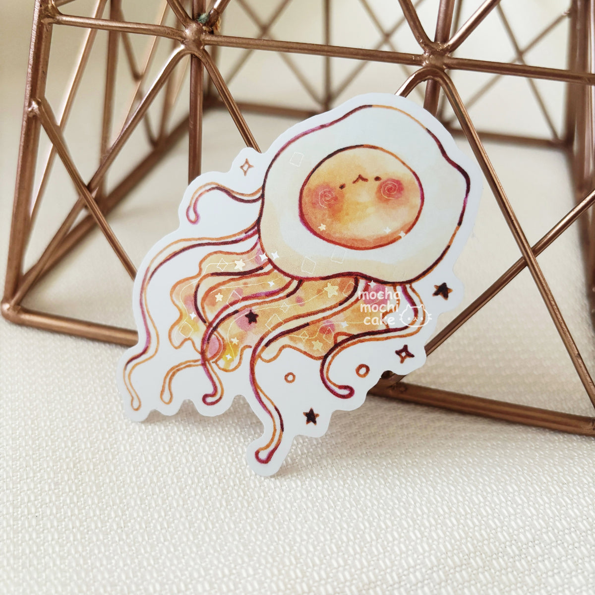 Egg Jellyfish Vinyl Sticker