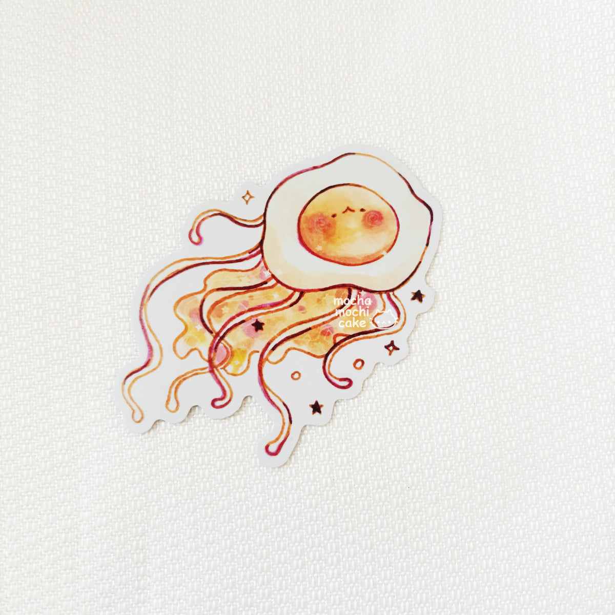 Egg Jellyfish Vinyl Sticker