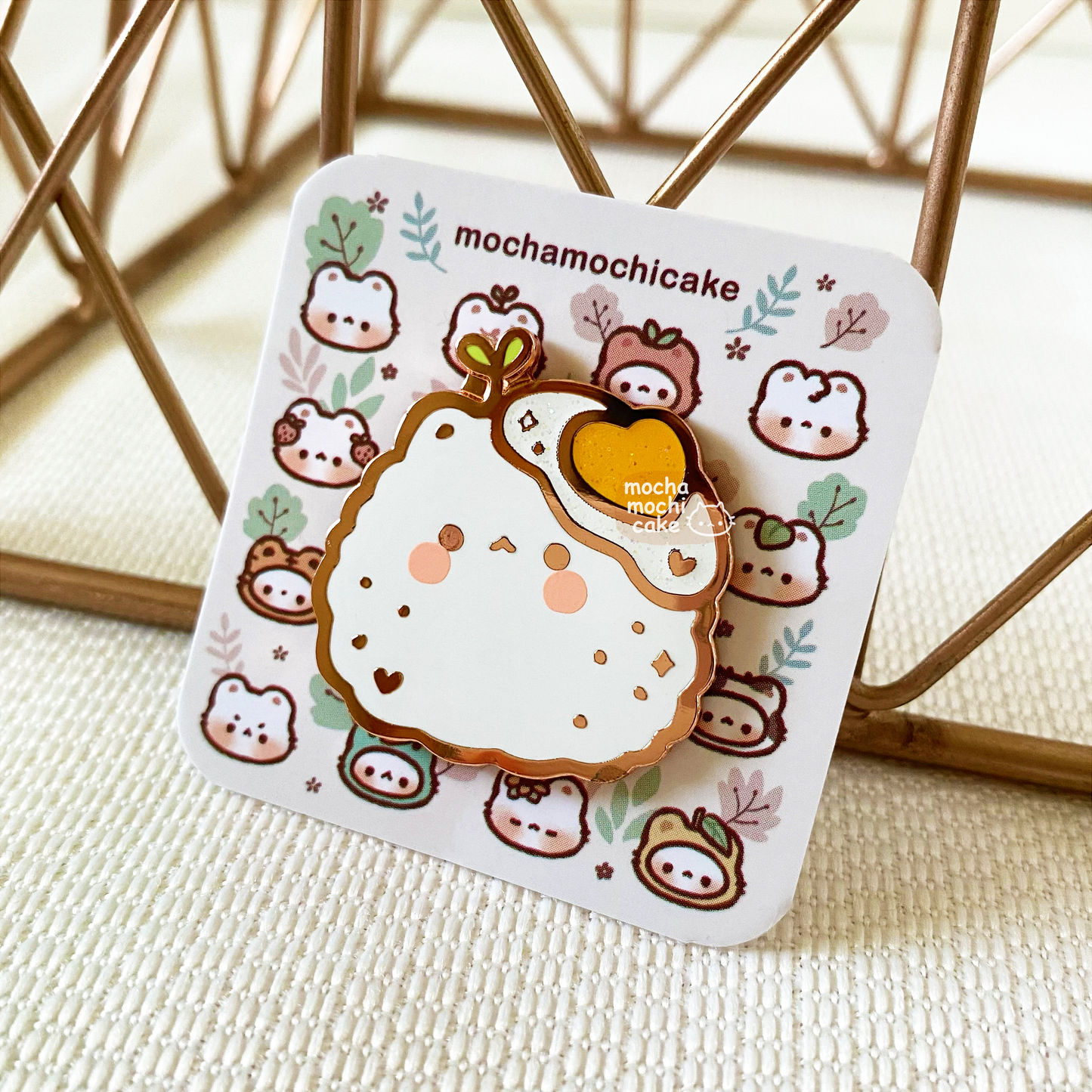 Egg Onigiri Hard Enamel Pin