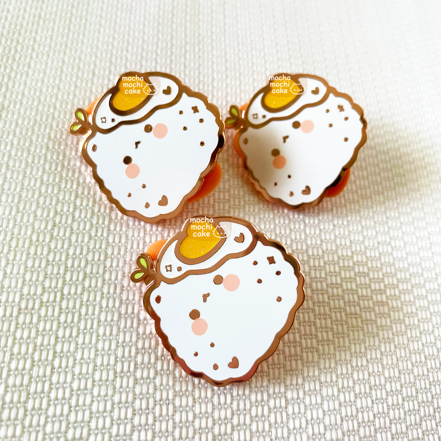 Egg Onigiri Hard Enamel Pin