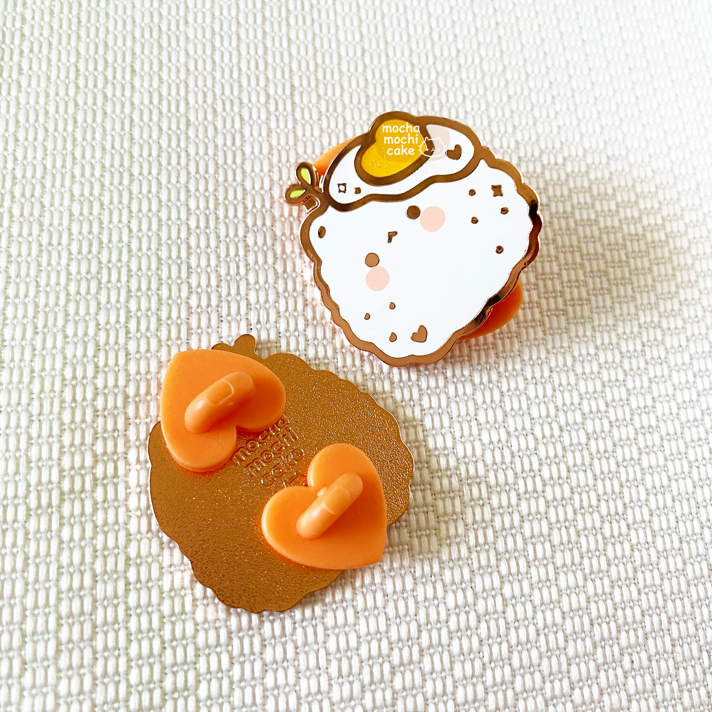 Egg Onigiri Hard Enamel Pin