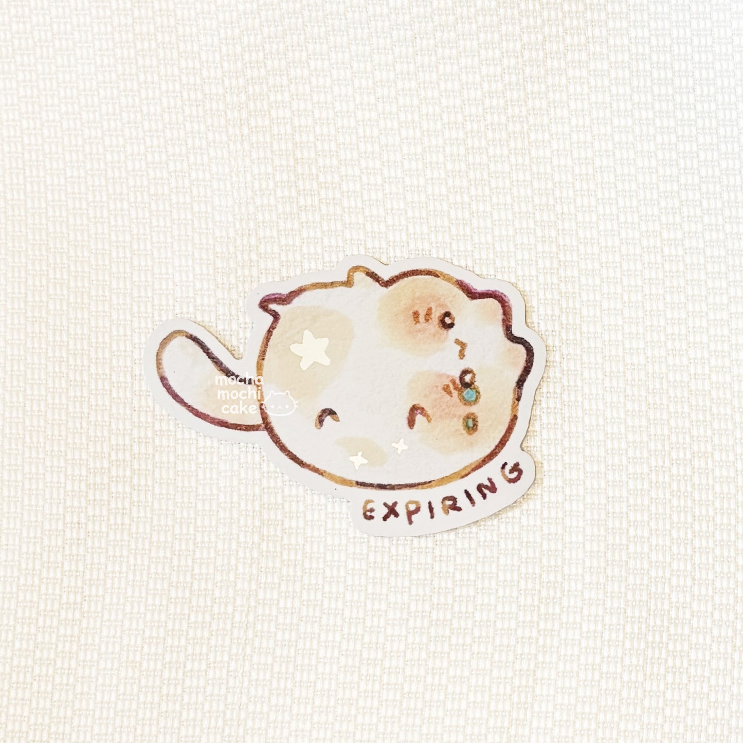 Expiring Vinyl Sticker