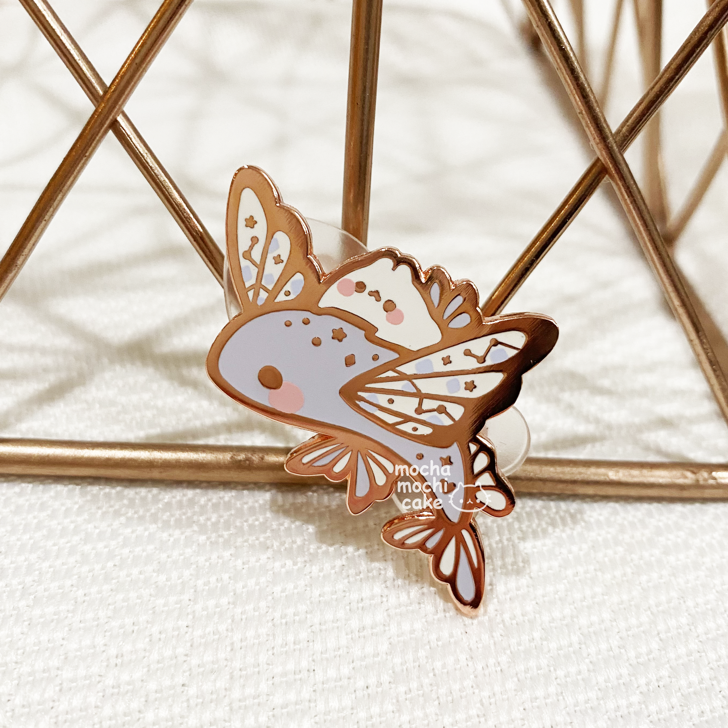 Dreamy Bunny Flying Fish Hard Enamel Pin