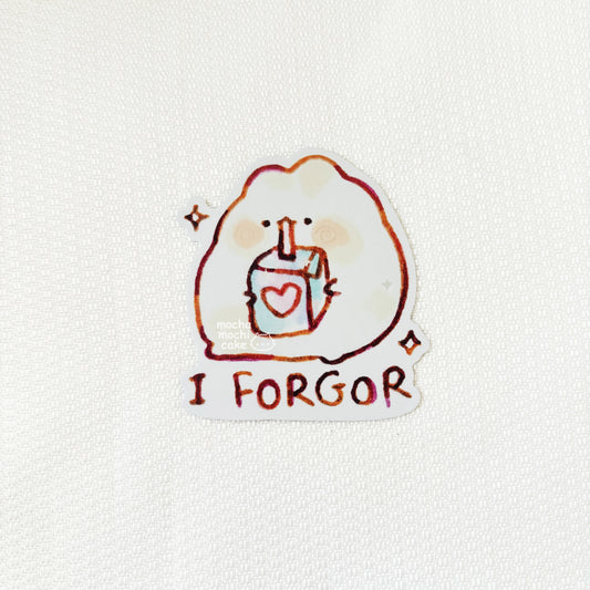 I Forger Vinyl Sticker