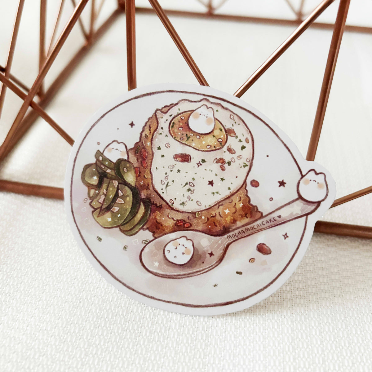 Kimchi Fried Rice Vinyl Sticker