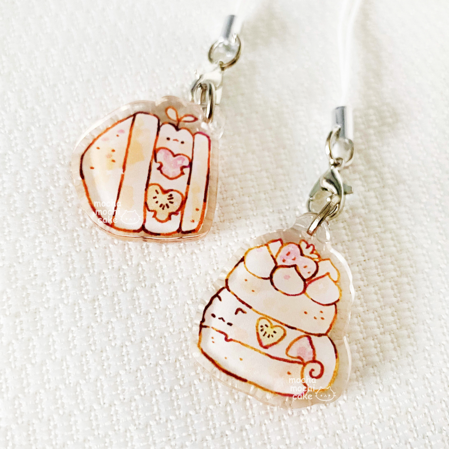 Fruit Cat Desserts Phone Charm