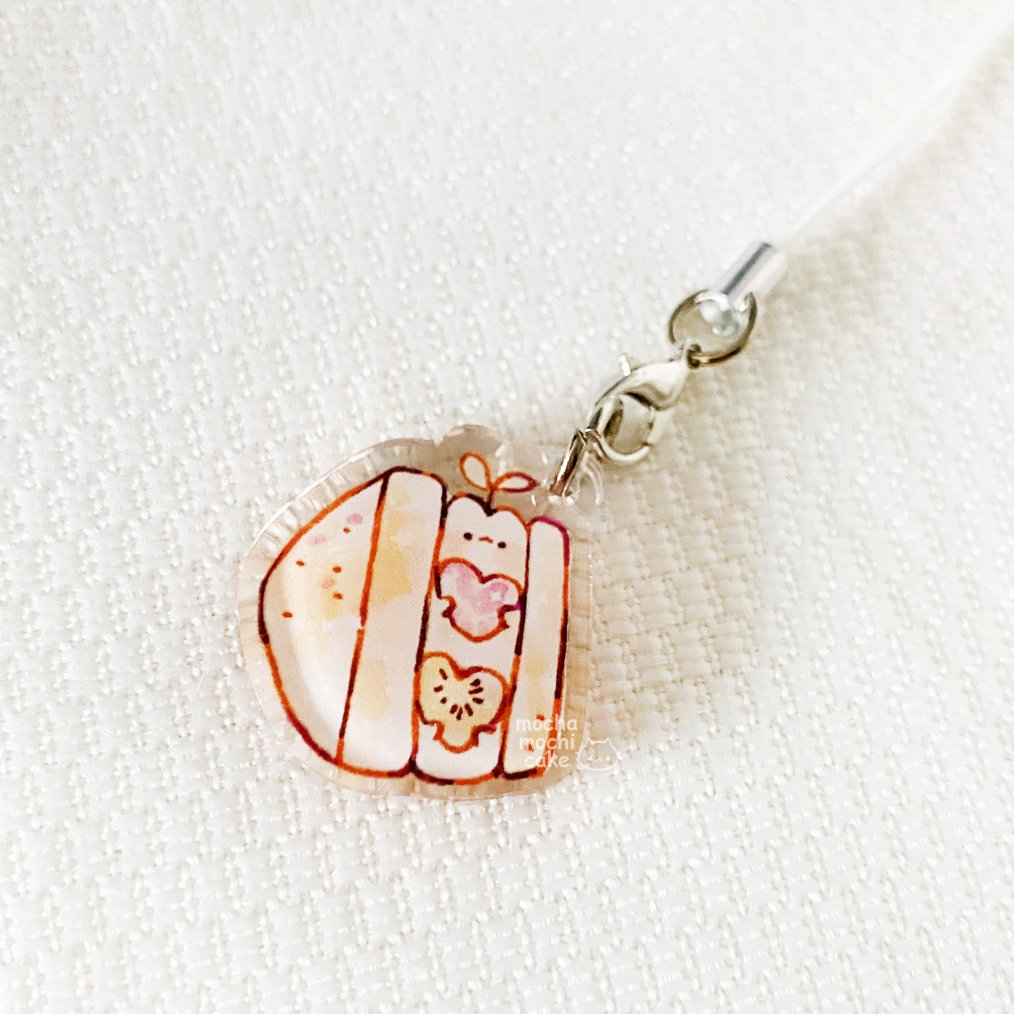 Fruit Cat Desserts Phone Charm