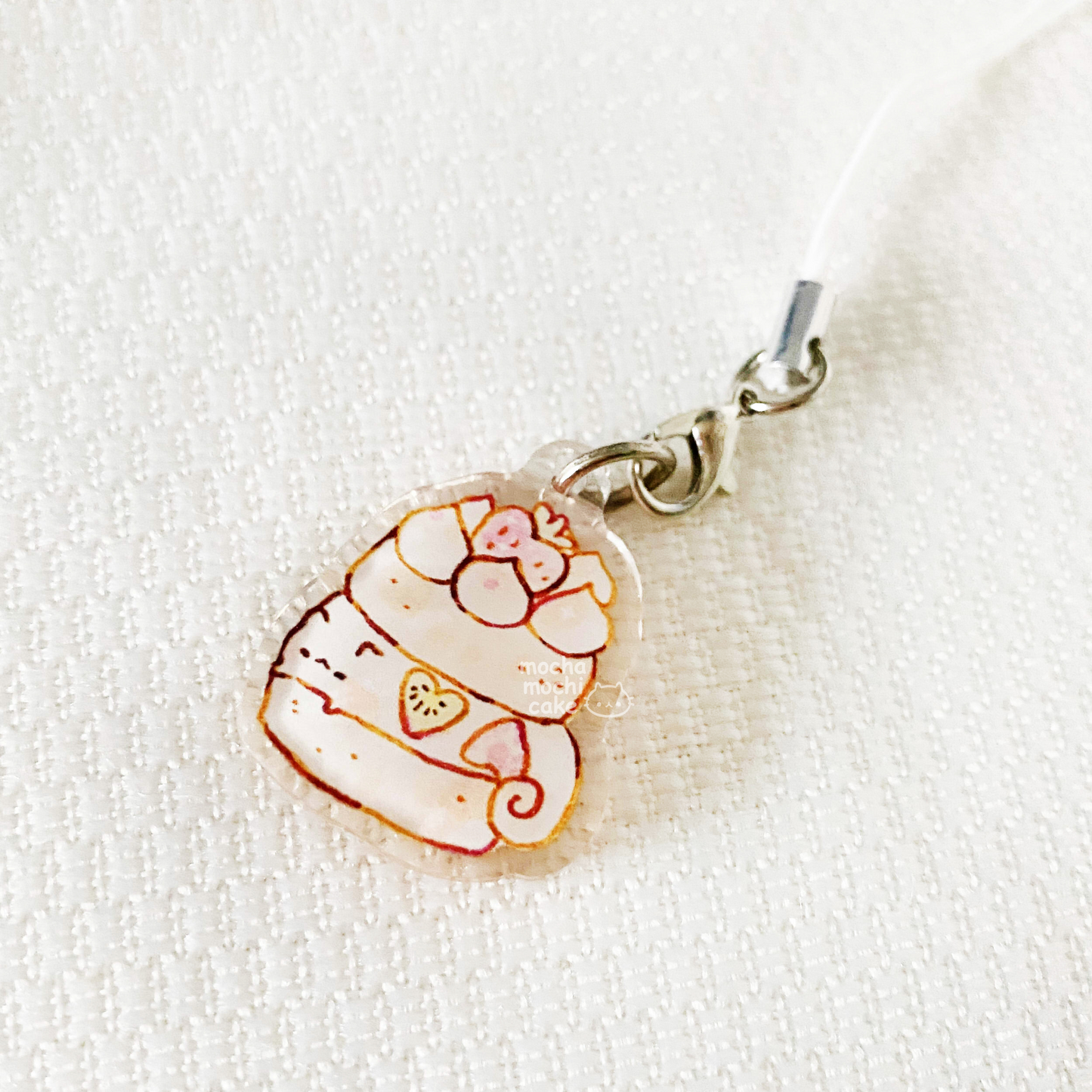 Fruit Cat Desserts Phone Charm