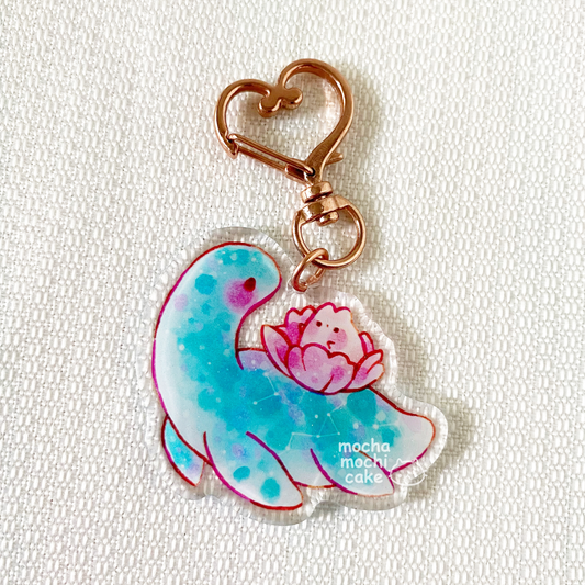 Dreamy Futabasaurus Dino Acrylic Keychain