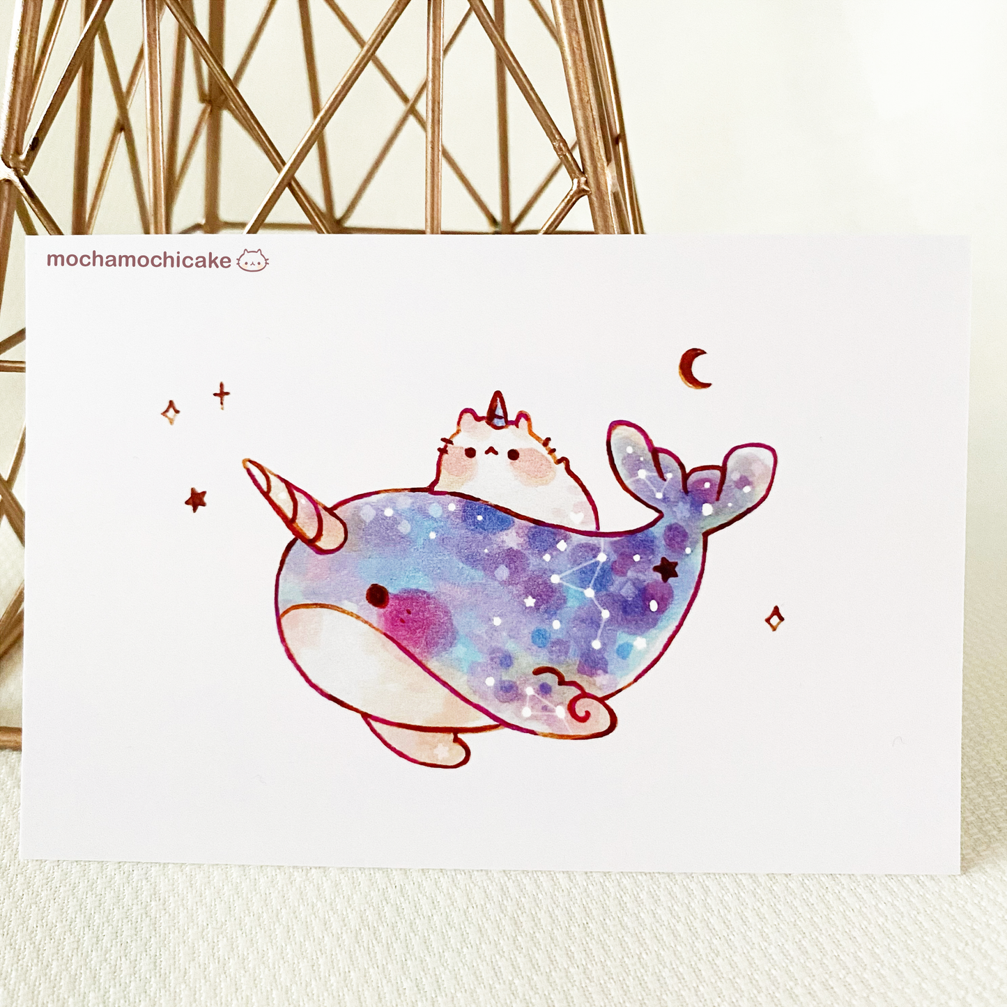 Dreamy Galaxy Marine Creatures Art Prints