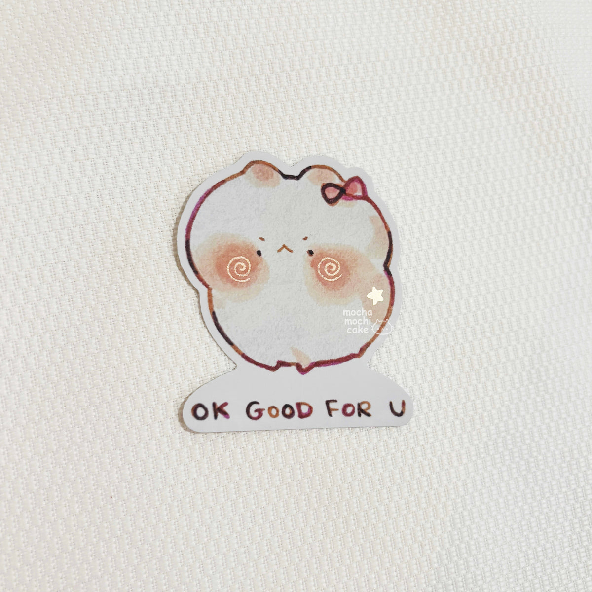 Ok Good For U Vinyl Sticker