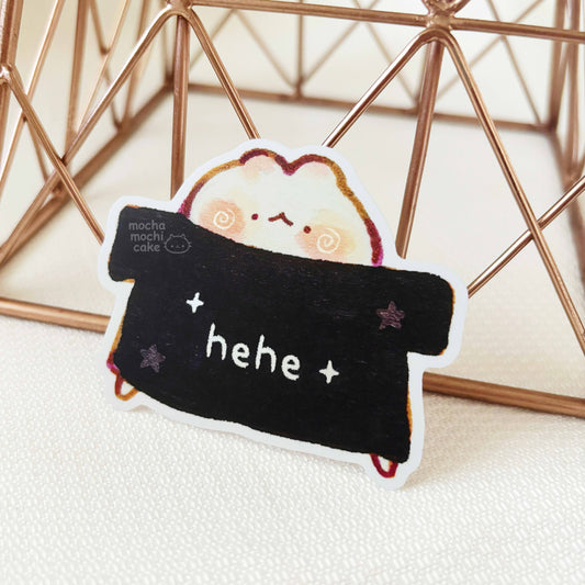 Hehe Vinyl Sticker
