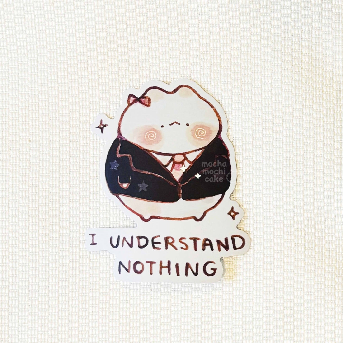 I Understand Nothing Vinyl Sticker