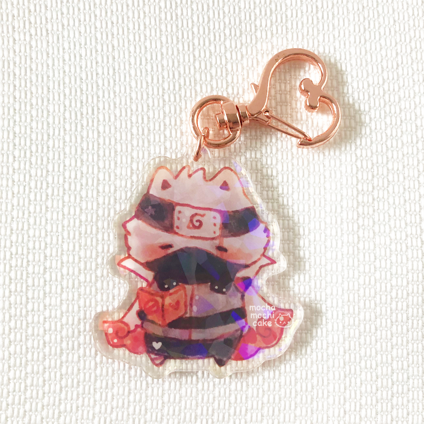 Kitty Kakashi Hokage Acrylic Keychain | Naruto