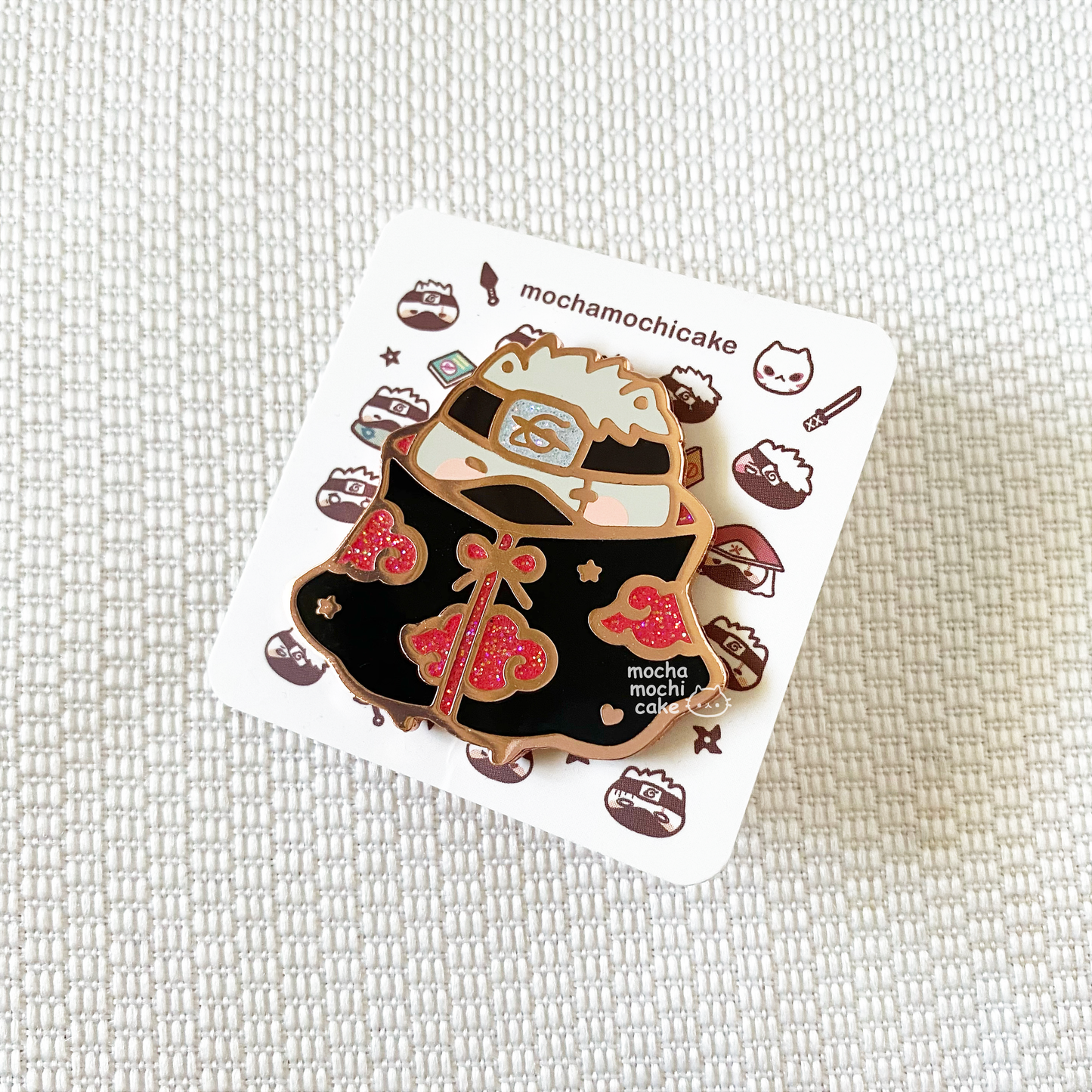 Akatsuki Kakashi Kitty Hard Enamel Pin | Naruto