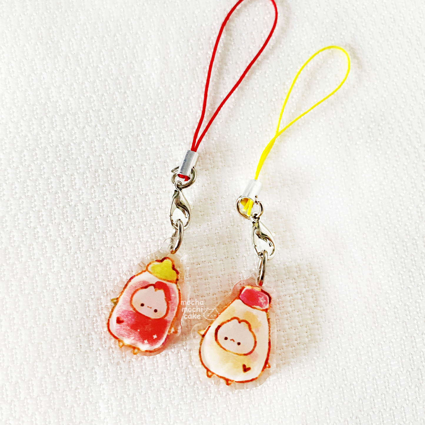 Kewpie Sriracha Sauce Phone Charm