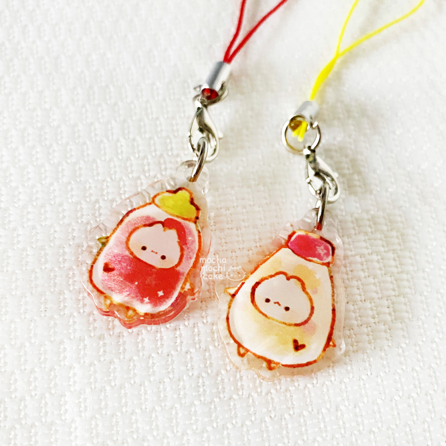 Kewpie Sriracha Sauce Phone Charm