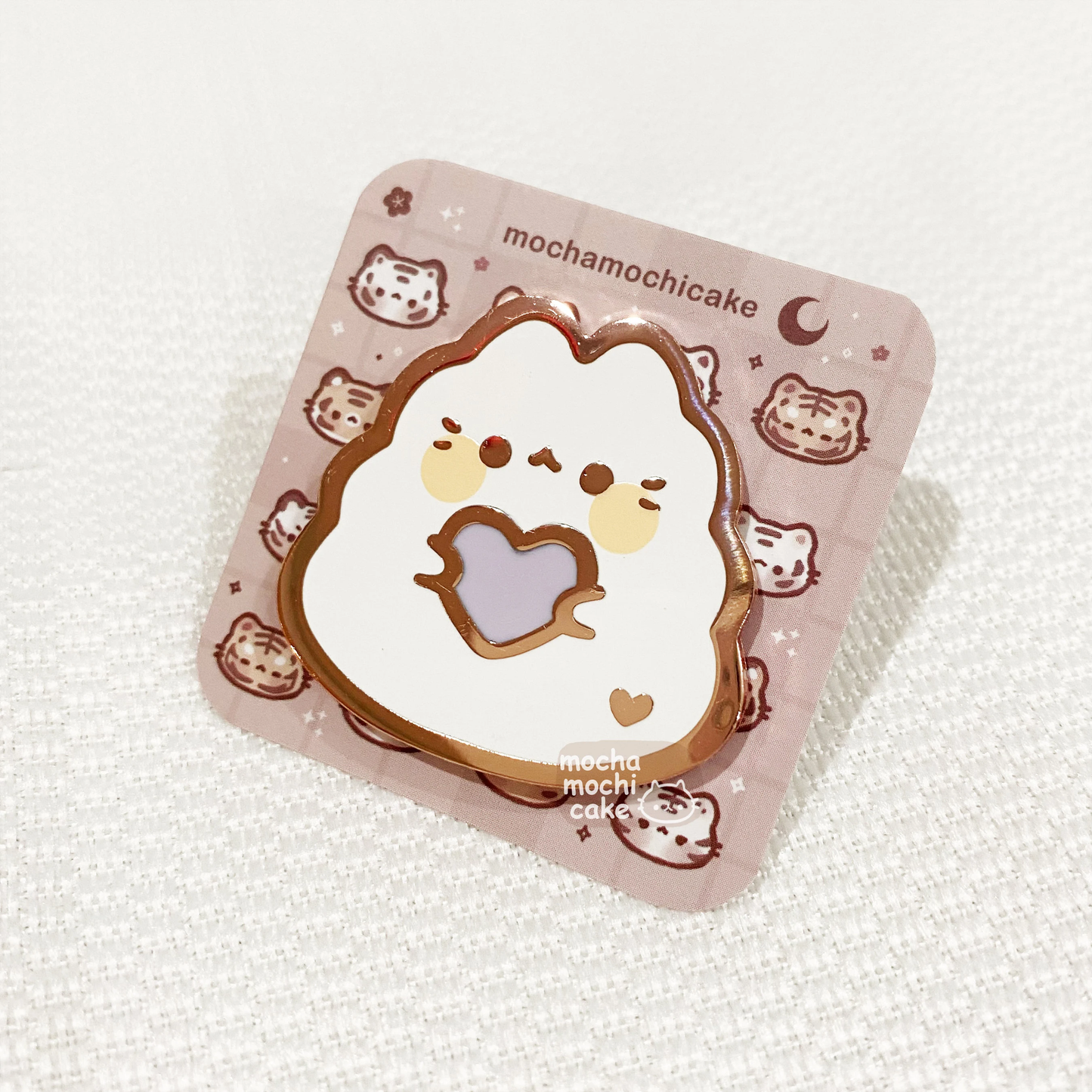 Fluffy Chonky Cat Hard Enamel Pin