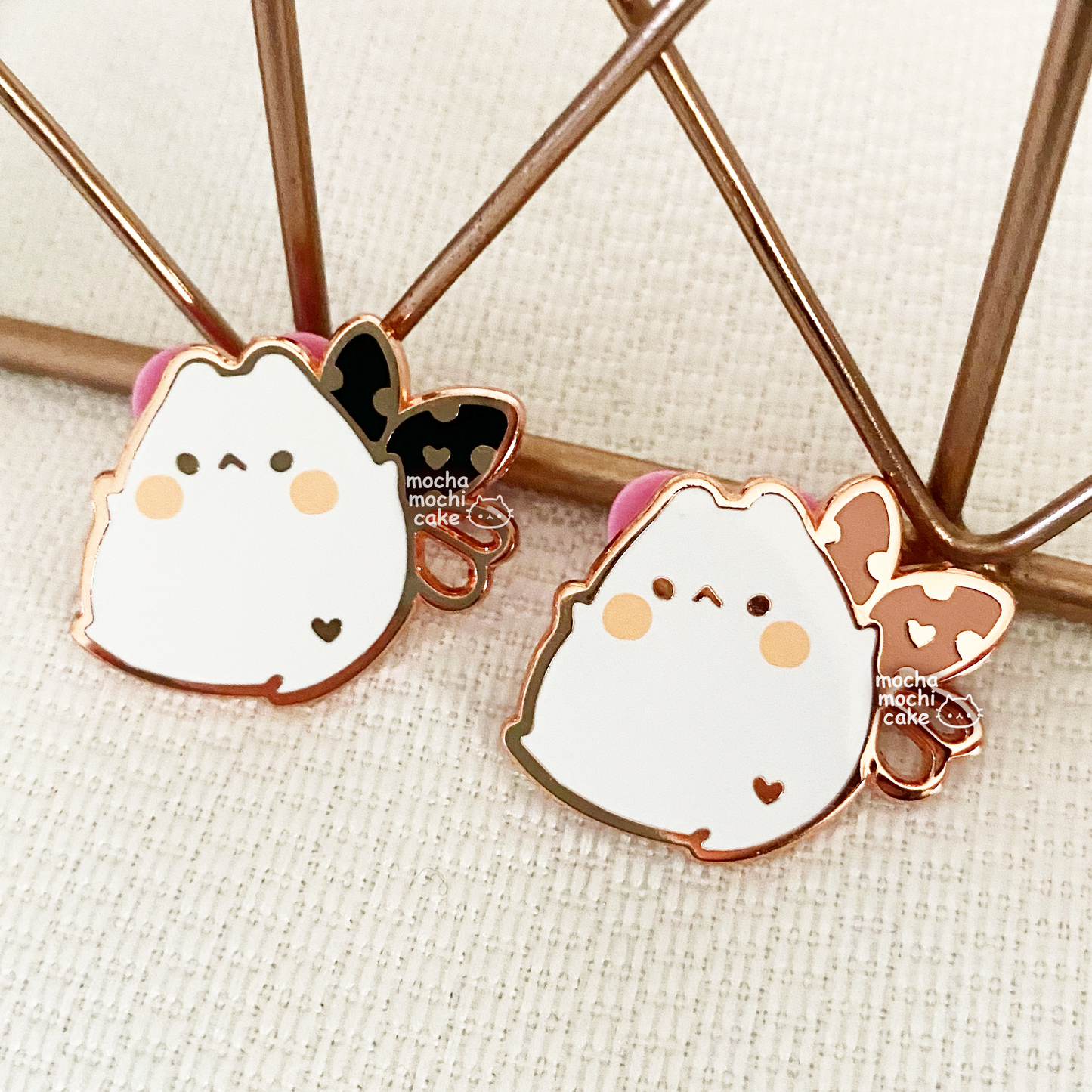 Ladybug Bunny Hard Enamel Pin