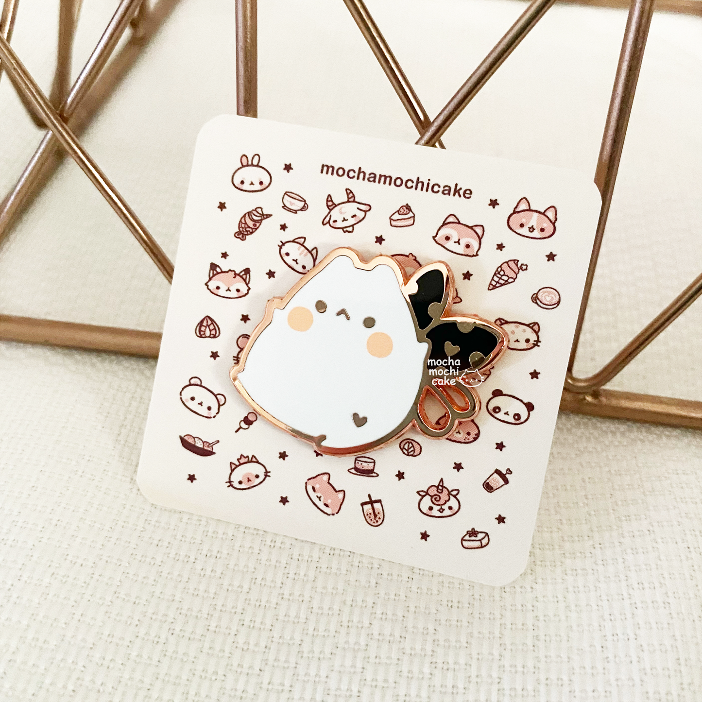 Ladybug Bunny Hard Enamel Pin